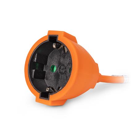 Hosszabbító, lengőaljzat, 10m, ENTAC, narancs