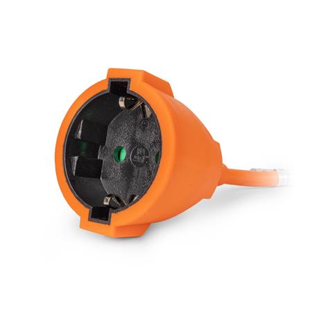 Hosszabbító, lengőaljzat, 20m, ENTAC, narancs