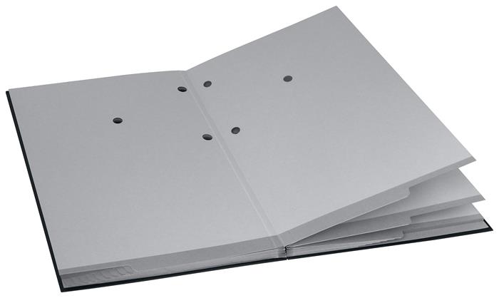 Aláírókönyv, A4, 20 részes, karton, ESSELTE, fekete