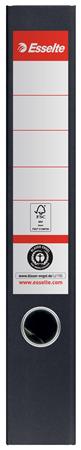 Iratrendező, 50 mm, A4, környezetbarát, élvédő sínnel, ESSELTE "No.1", fekete