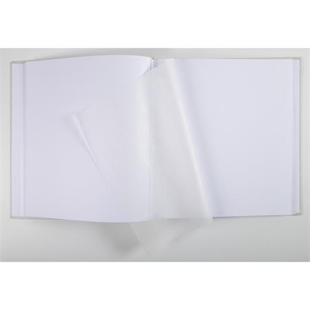 Fotóalbum, csavarozott gerincű, 29x32 cm, 30 lap, EXACOMPTA "CHAMPETRE", fehér