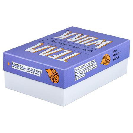 Ajándékdoboz, 24x36x12 cm, EXACOMPTA, csapatmunka