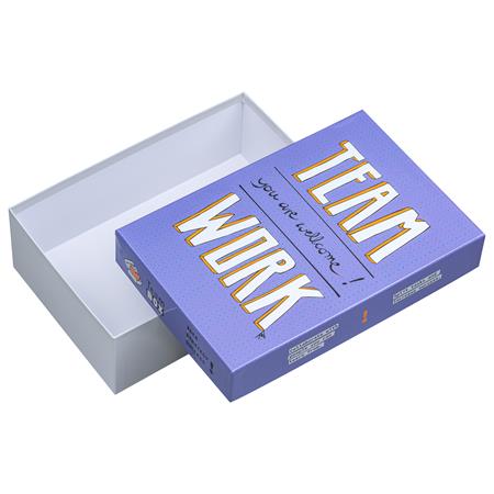 Ajándékdoboz, 24x36x12 cm, EXACOMPTA, csapatmunka