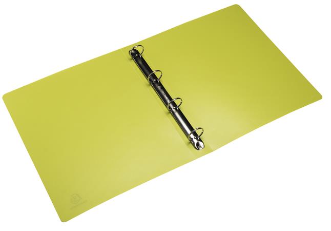 Gyűrűs könyv, 4 gyűrű, 40 mm, A4+, PP, EXACOMPTA "Pop`Nco", vegyes színek