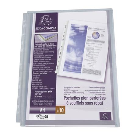 Katalógustartó genotherm, lefűzhető, A4, PP, EXACOMPTA