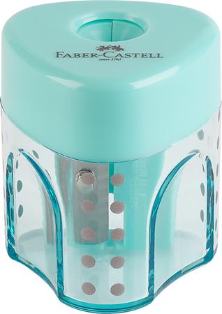 Hegyező display, egylyukú, tartályos FABER-CASTELL "GRIP Auto Mini", vegyes pasztell színek
