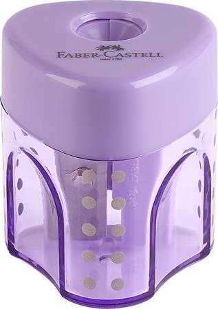 Hegyező display, egylyukú, tartályos FABER-CASTELL "GRIP Auto Mini", vegyes pasztell színek