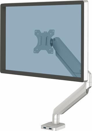 Monitortartó kar, egy monitorhoz, FELLOWES "Platinum Series™", ezüst