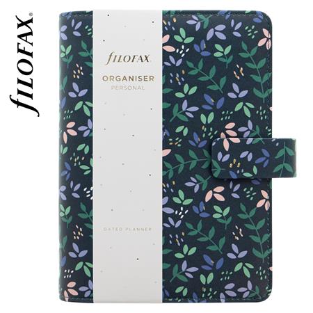 Kalendárium, gyűrűs, betétlapokkal, personal méret, FILOFAX "Garden Dusk"