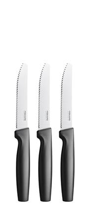 Késkészlet, asztali, 12 cm, FISKARS "Functional Form" fekete