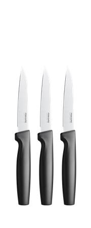 Késkészlet, általános, 11 cm, FISKARS "Functional Form" fekete