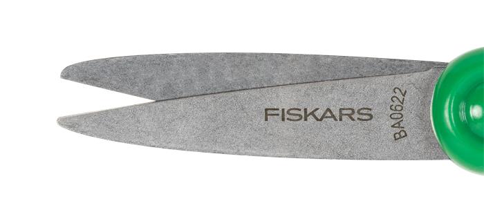 Olló, iskolai, 15 cm, FISKARS, zöld