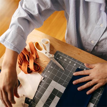 Varróolló, 21 cm, FISKARS "Amplify", fehér