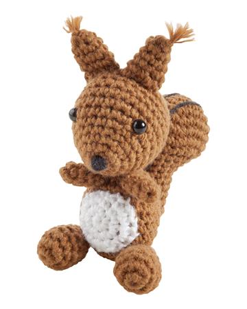 Mini horgolókészlet, FOLIA, mókus