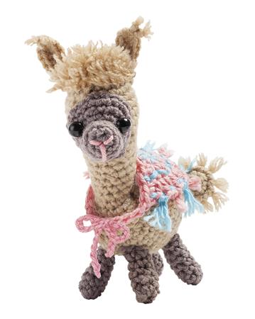 Mini horgolókészlet, FOLIA, láma