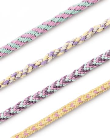 Kreatív ékszerkészítő szett,  16 darab, FOLIA "Kuminimo", pasztel színű karkötők