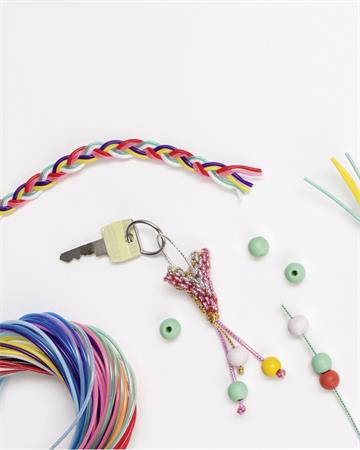 Kreatív fonal, 100 cm, 100 db, FOLIA, „Basic Mix”, vegyes színek