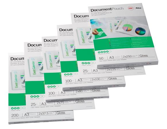 Meleglamináló fólia, 75 mikron, A3, matt, GBC