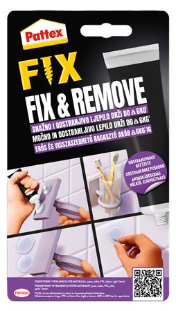 Ragasztó, építési-szerelési, 44 g, HENKEL "Pattex Fix & Remove"