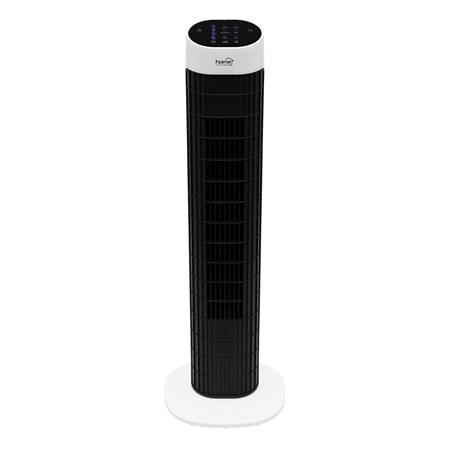 Oszlopventilátor, távirányítóval, 79 cm, 45 W, HOME, fekete