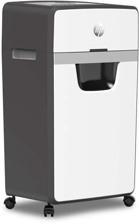 Iratmegsemmisítő, mikrokonfetti, 16 lap, HP "Oneshred 16MC", világosszürke