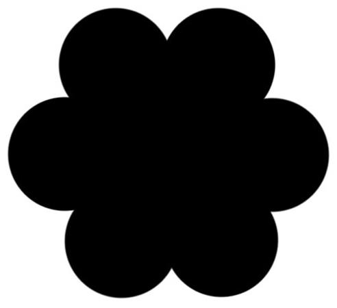 Mintalyukasztó, 25 mm, virág