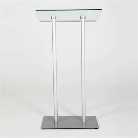 Előadói pulpitus, üveg fedlap, 111 cm