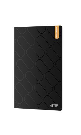 Füzet, tűzött, A4, sima, 40 lap, ICO "Student Premium", vegyes színek