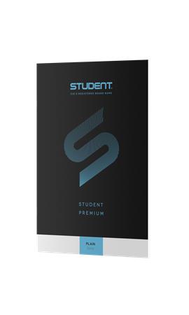 Füzet, tűzött, A4, sima, 32 lap, ICO "Student Premium", fekete