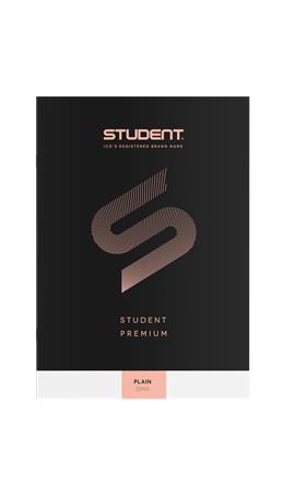 Füzet, tűzött, A4, sima, 32 lap, ICO "Student Premium", fekete