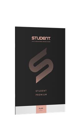Füzet, tűzött, A4, sima, 32 lap, ICO "Student Premium", fekete