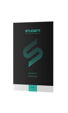 Füzet, tűzött, A4, sima, 32 lap, ICO "Student Premium", fekete