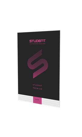 Füzet, tűzött, A4, vonalas, 32 lap, ICO "Student Premium", fekete