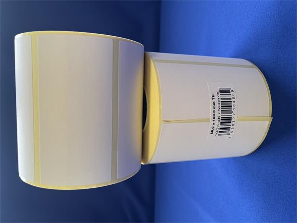 Etikett, thermo, 50x100 mm, 1000 etikett/tekercs