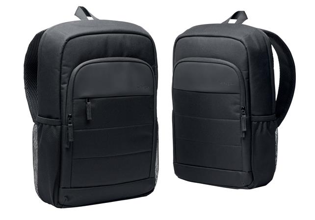 Notebook hátizsák, 14", újrahasznosított anyagból, KENSINGTON "EQ Backpack", fekete