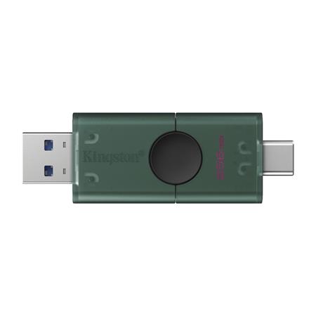 Pendrive, 256GB, USB 3.2 Gen1, USB-A/USB-C, KINGSTON "DataTraveler Duo"