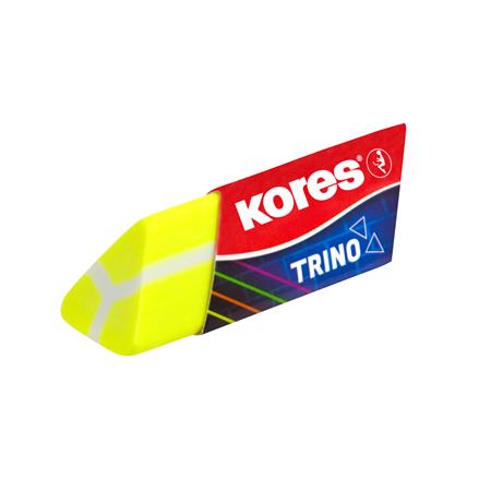 Radír, KORES "Trino", vegyes neon színek