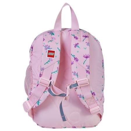 Hátizsák, ovis, LEGO "Flowers", rózsaszín-mintás