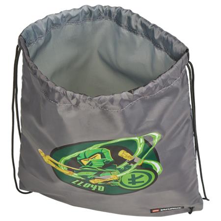 Tornazsák, LEGO "Ninjago Elemental Master of Energy", szürke-mintás