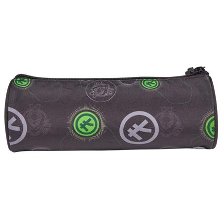 Tolltartó, henger alakú, cipzáras, LEGO "Ninjago Master of Energy", fekete-mintás