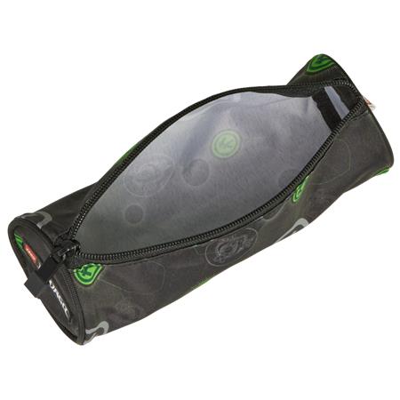 Tolltartó, henger alakú, cipzáras, LEGO "Ninjago Master of Energy", fekete-mintás