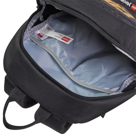 Hátizsák, közepes, LEGO "Ninjago Cole", fekete-mintás