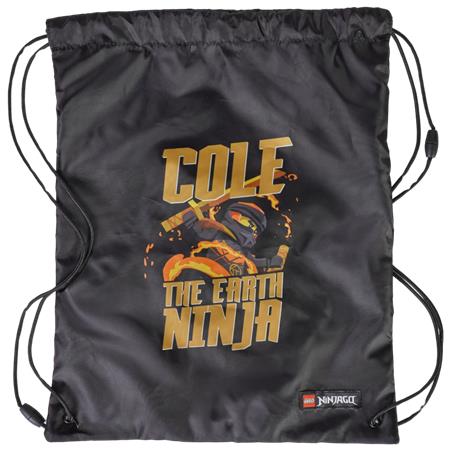 Tornazsák, LEGO "Ninjago Cole", fekete-mintás