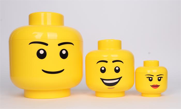 Tárolódoboz, mini, LEGO, Girl