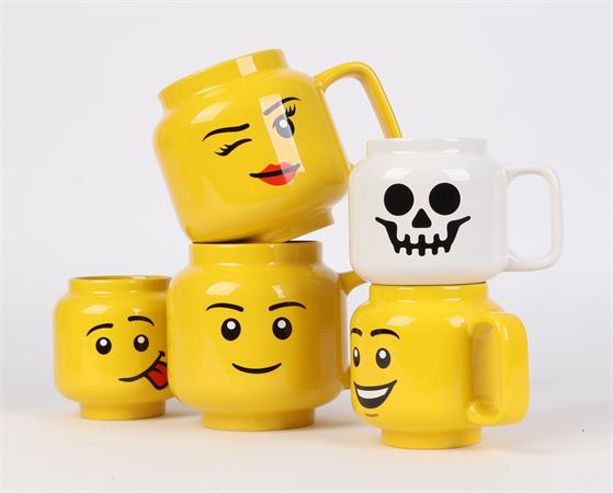 Bögre, kerámia, 530 ml, LEGO, Happy Boy