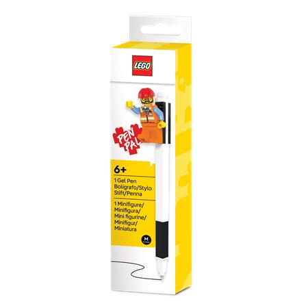 Zseléstoll, 0,7 mm, kupakos, mini figurával, LEGO, fekete