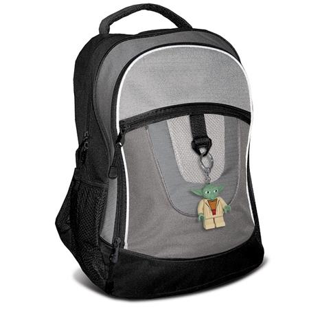 Kulcstartó, LED világítással, LEGO "Star Wars Yoda"