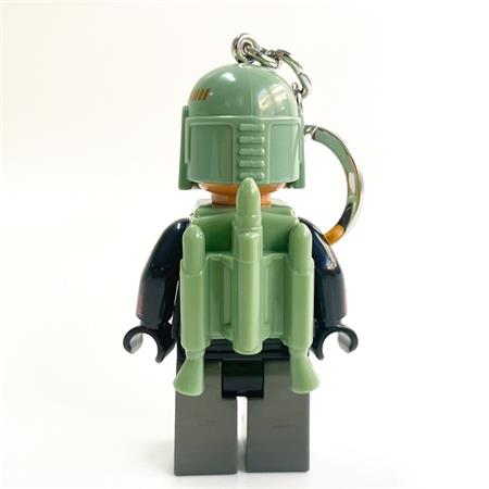 Kulcstartó, LED világítással, LEGO "Star Wars Boba Fett"