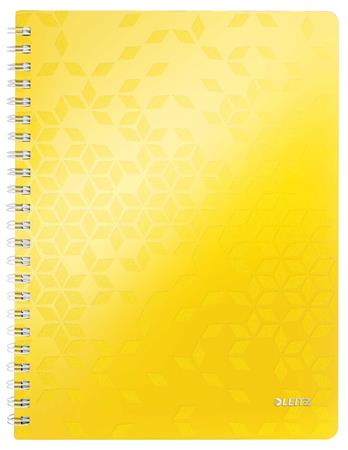 Spirálfüzet, A4, kockás, 80 lap, LEITZ 