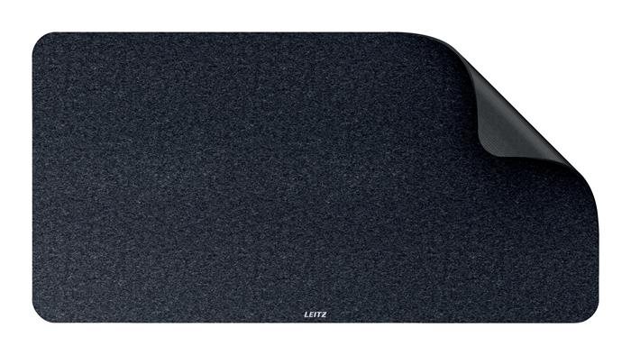 Könyökalátét, 70x36 cm, filc, LEITZ, sötétszürke